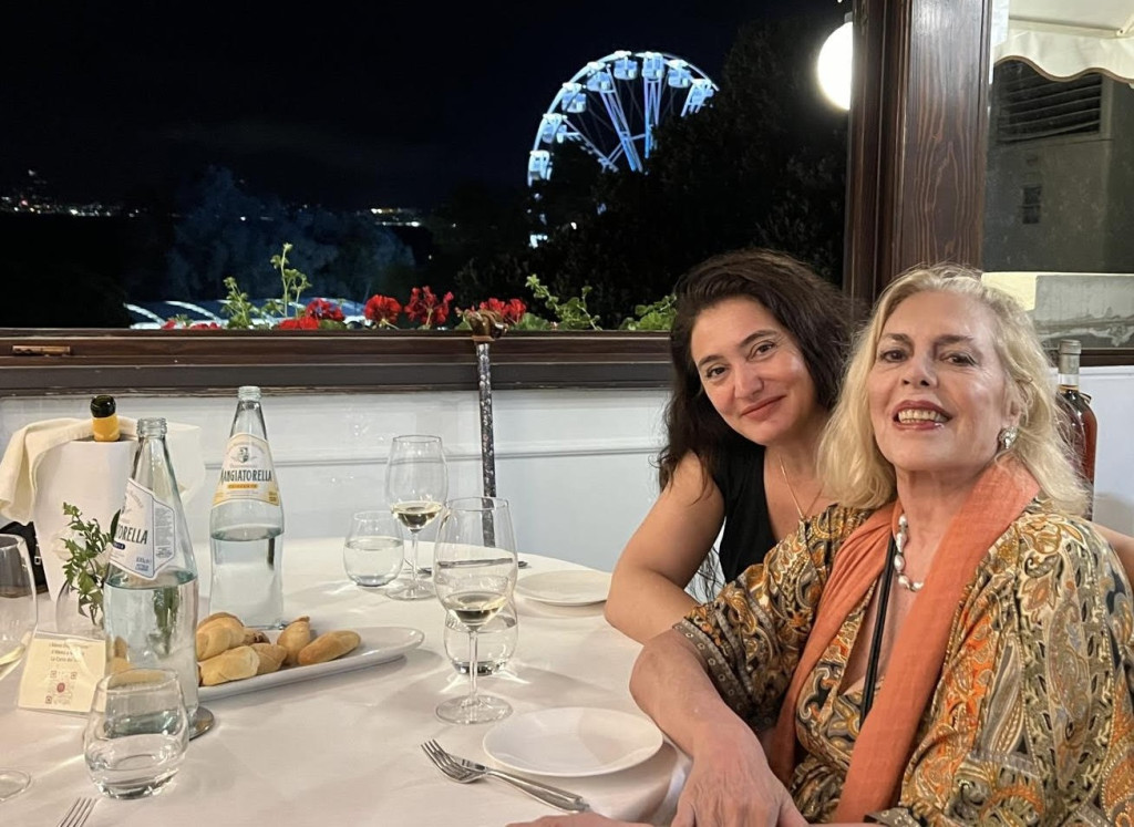 Nadia Cassini, l'ultima cena insieme alla figlia Kassandra