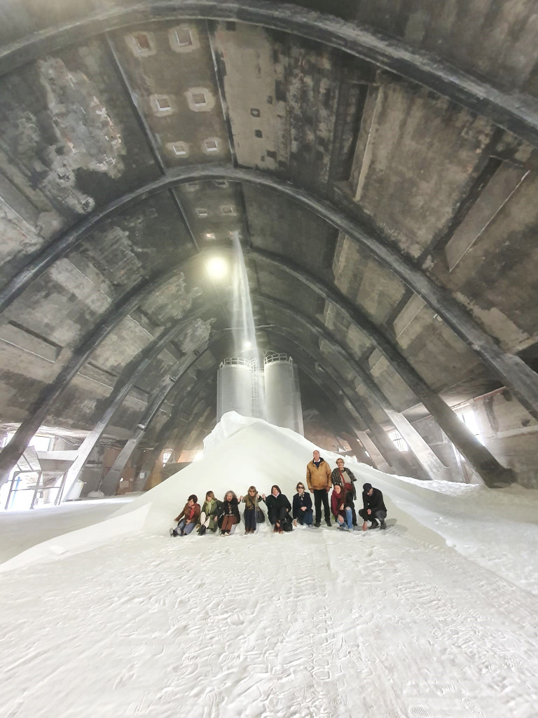 delegazione Aset sulla montagna di sale