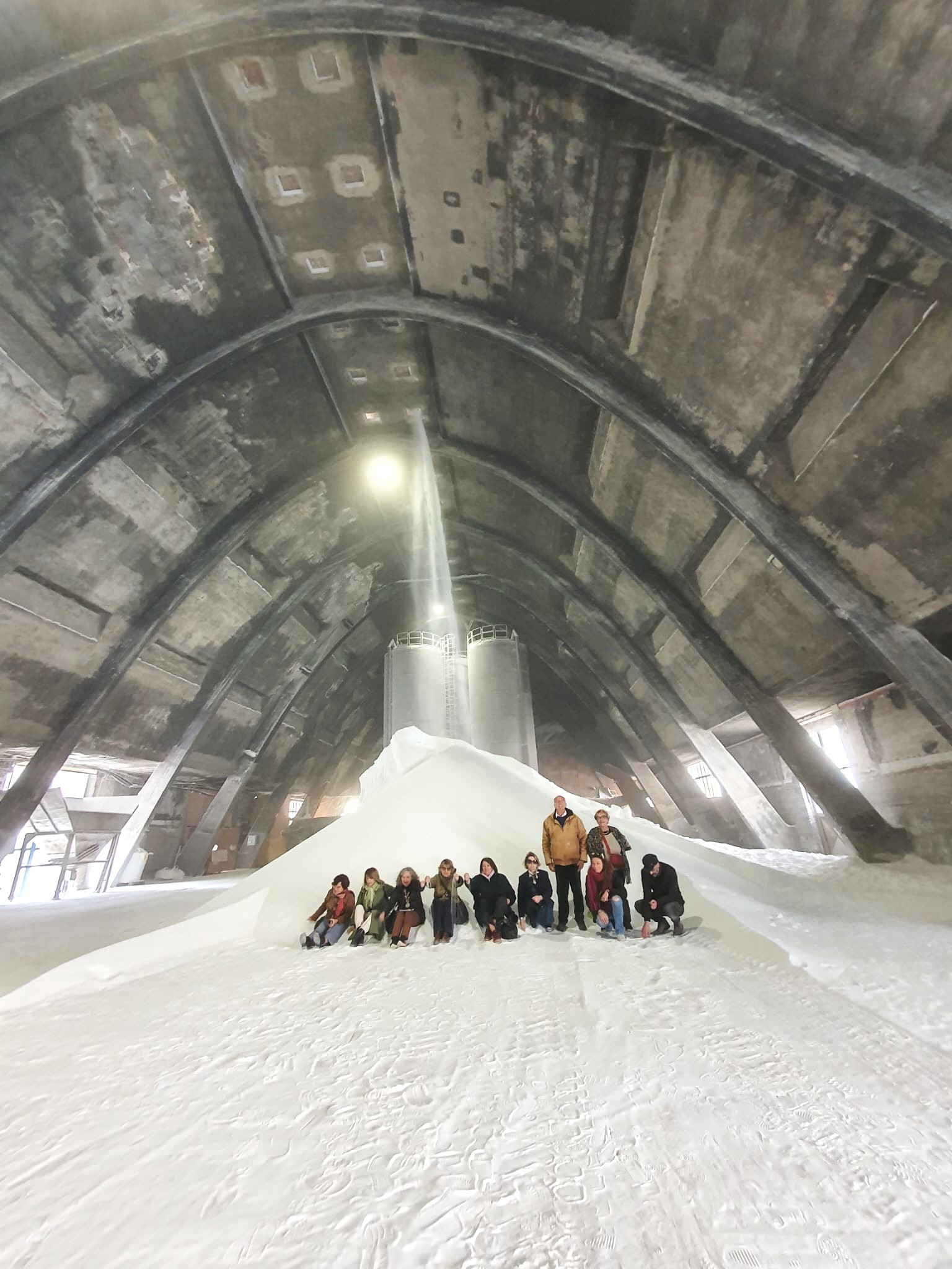 delegazione Aset sulla montagna di sale